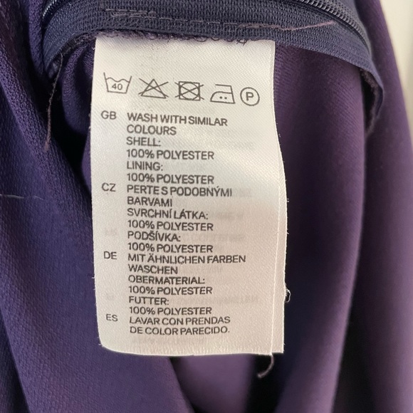 H&M 50s Style Collared Polkadot Dress With Cap Sleeves - Picture 6 of 11